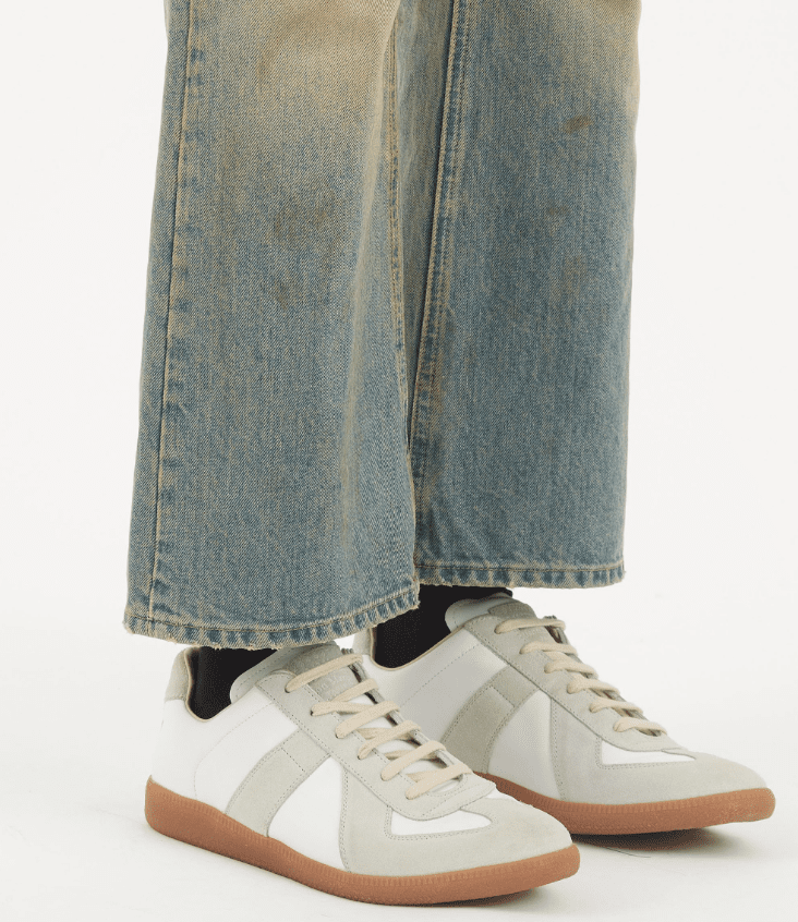 Maison Margiela Replica sneakers bianca con fondo biscotto | Al Monello - Barbieri