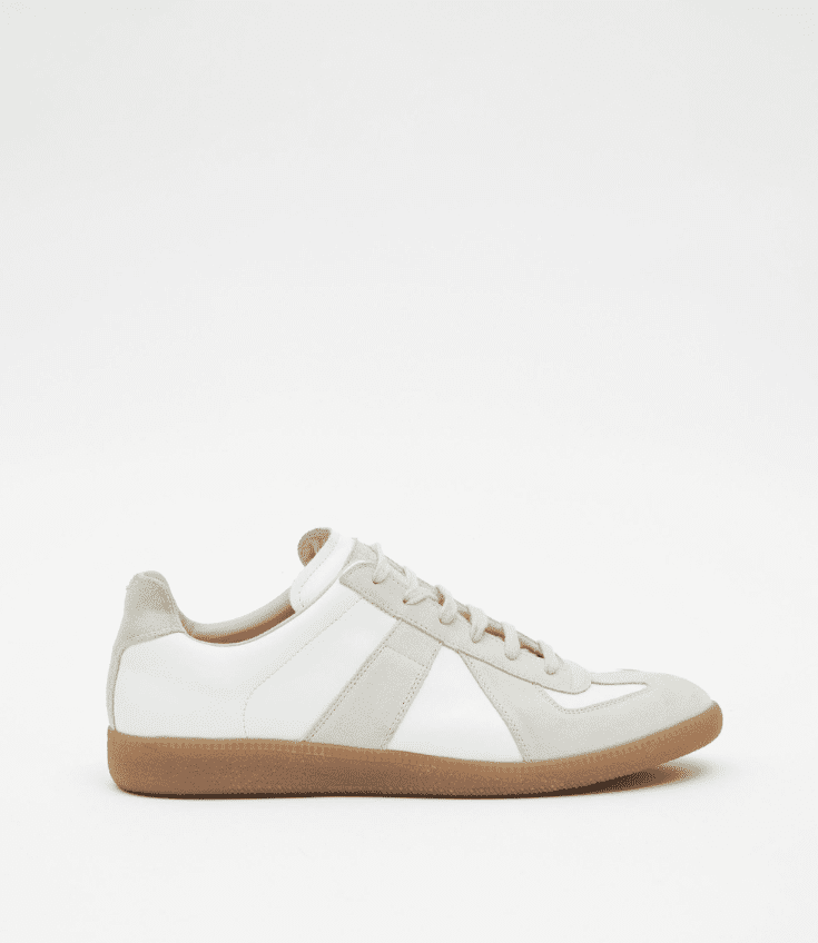 Maison Margiela Replica sneakers bianca con fondo biscotto | Al Monello - Barbieri